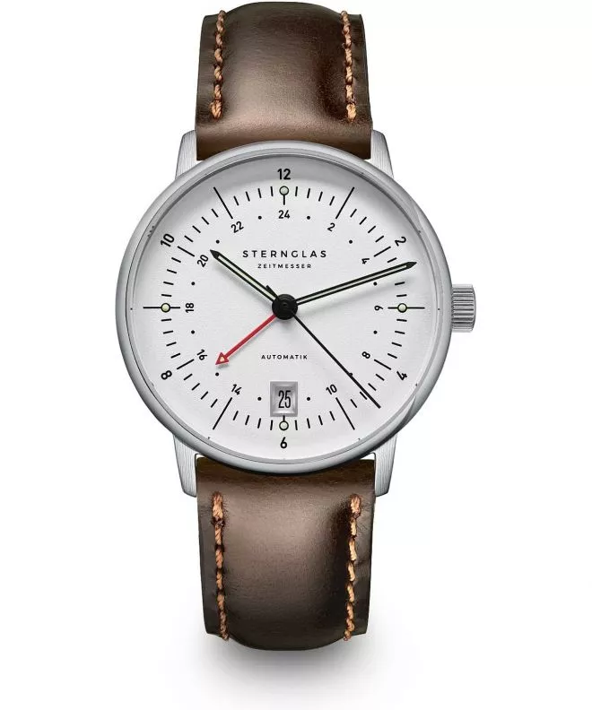 Ρολόι Ανδρικά Sternglas Naos Pro GMT Automatik S02-NG10-BR03