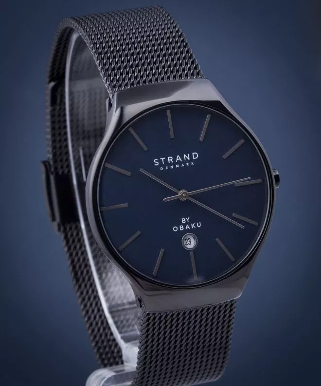 Ρολόι Ανδρικά Strand by Obaku Caspian S701GDBLMB