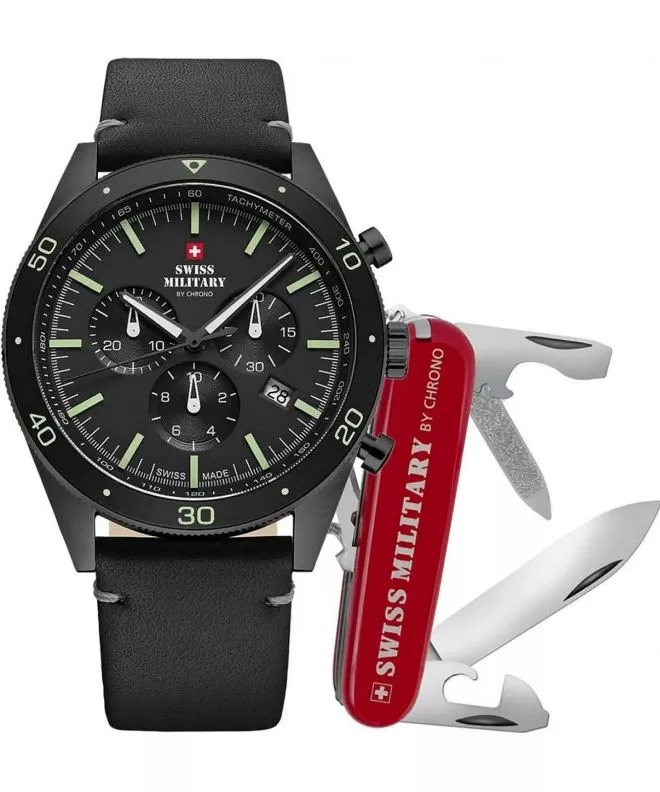 Ρολόι Ανδρικά Swiss Military by Chrono Chronograph SET SM34079.08