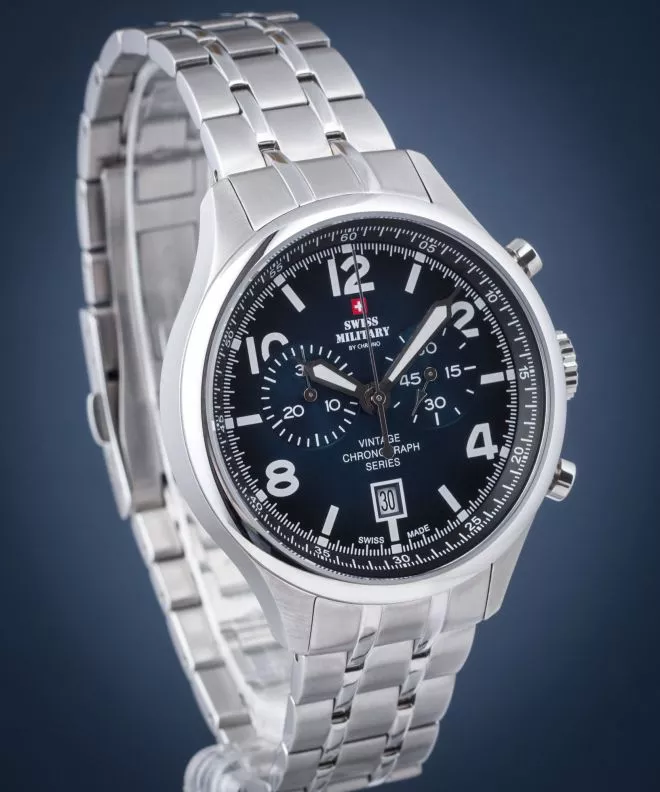 Ρολόι Ανδρικά Swiss Military by Chrono Vintage Chronograph SM30192.03
