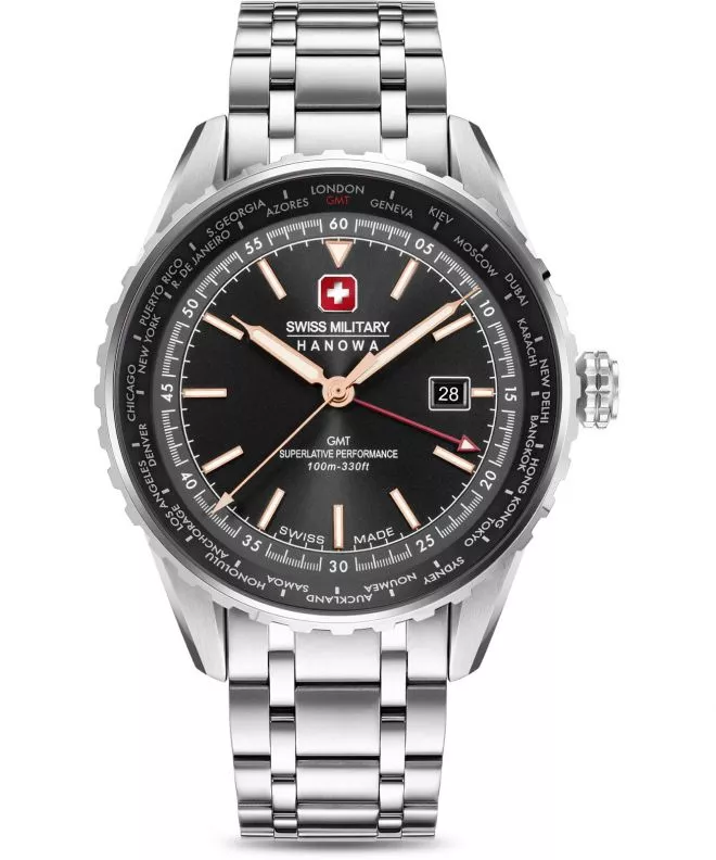 Ρολόι Ανδρικά Swiss Military Hanowa Afterburn GMT SMWGH0003203