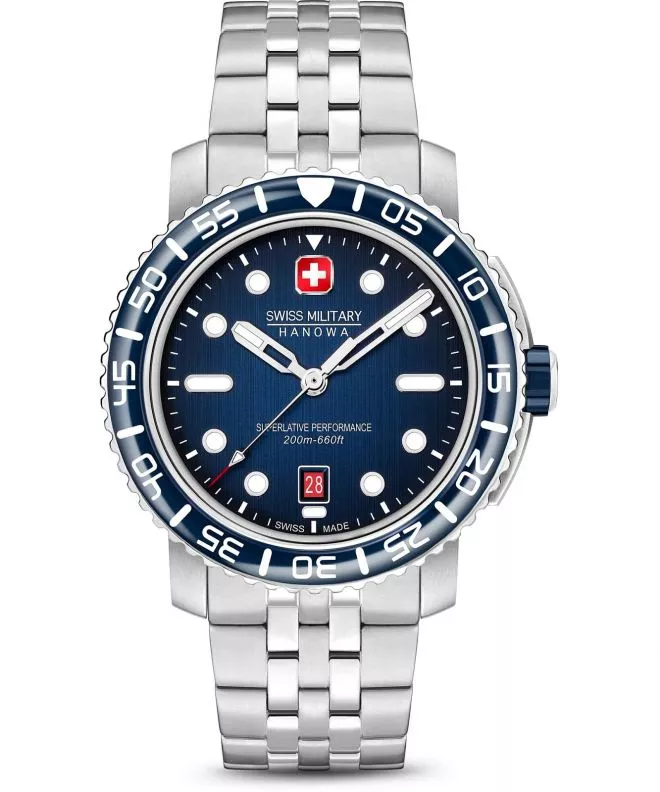 Ρολόι Ανδρικά Swiss Military Hanowa Black Marlin SMWGH0001703