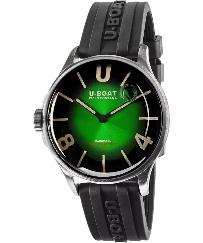 Ρολόι Ανδρικά U-Boat Darkmoon 40mm Green SS Soleil 9502