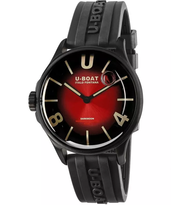 Ρολόι Ανδρικά U-Boat Darkmoon 40mm Red PVD Soleil 9501