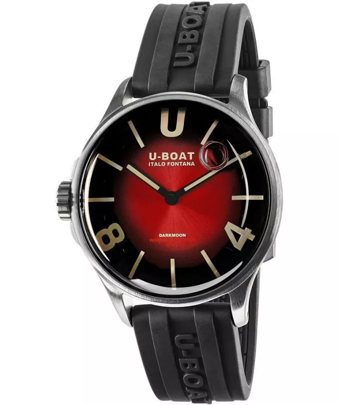Ρολόι Ανδρικά U-Boat Darkmoon 40mm Red SS Soleil 9500