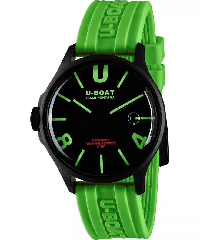 Ρολόι Ανδρικά U-Boat Darkmoon 44 BK Green PVD 9534