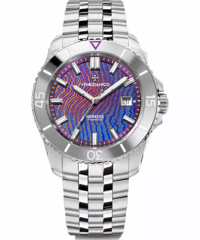Ρολόι Ανδρικά Venezianico Nereide Ti-Damascus Automatic Limited Edition Nereide-Ti-Damascus