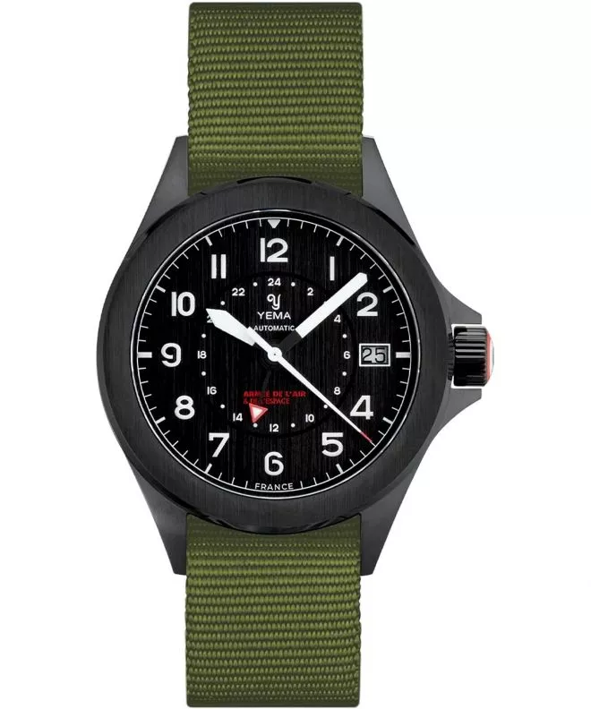 Ρολόι Ανδρικά Yema Flygraf French Air & Space Force GMT Limited Edition YAA21-3AZ63S