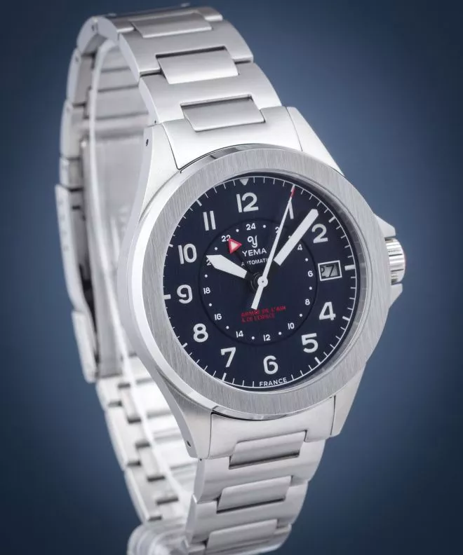 Ρολόι Ανδρικά Yema Flygraf French Air & Space Force GMT Limited Edition YAA21-GMS