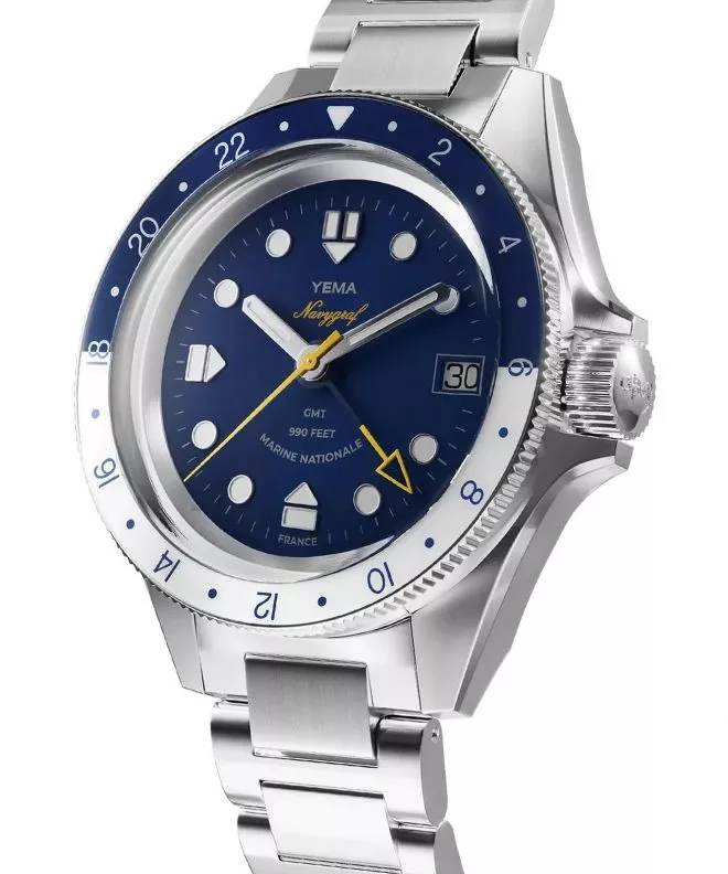 Ρολόι Ανδρικά Yema Navygraf Marine Nationale GMT Automatic YNAV23MN-AMS