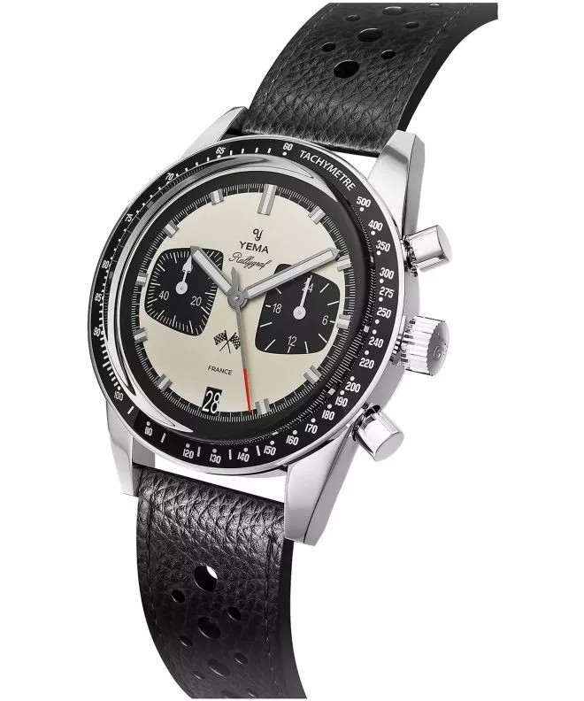 Ρολόι Ανδρικά Yema Rallygraf Panda Chronograph YMHF1580-BA