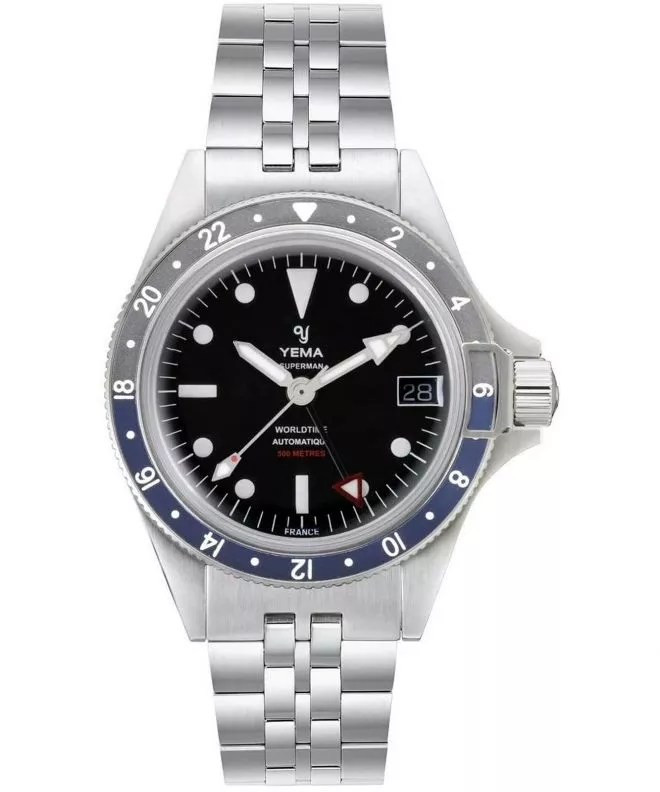 Ρολόι Ανδρικά Yema Superman 500 GMT Batman YGMT22C39-AMS