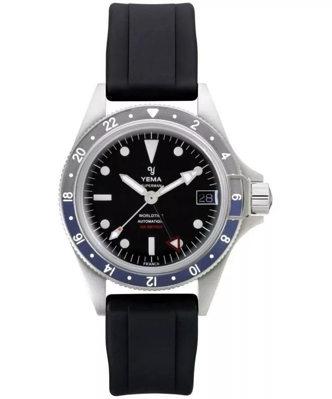 Ρολόι Ανδρικά Yema Superman 500 GMT Batman YGMT22C39-ARBS