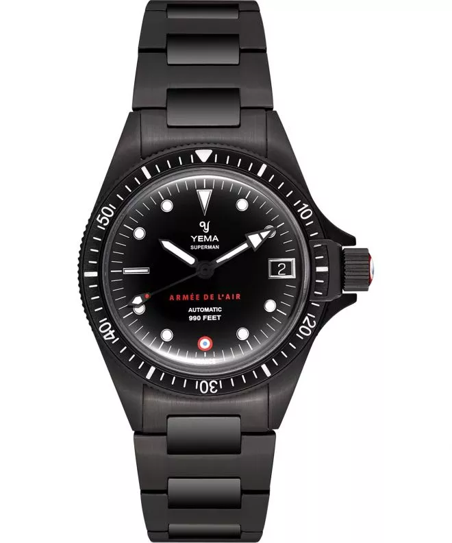 Ρολόι Ανδρικά Yema Superman French Air Force Black Limited Edition YAA41-3AMS