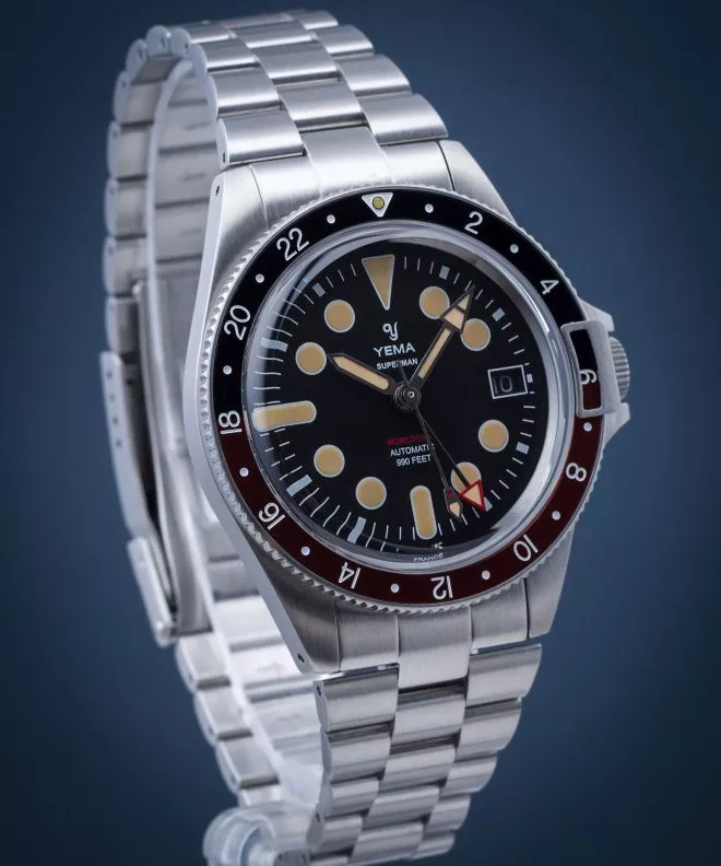 Ρολόι Ανδρικά Yema Superman Worldtime YGMT21B41-CMS