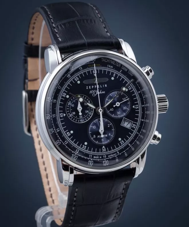 Ρολόι Ανδρικά Zeppelin 100 Jahre Chrono Alarm 7680-3