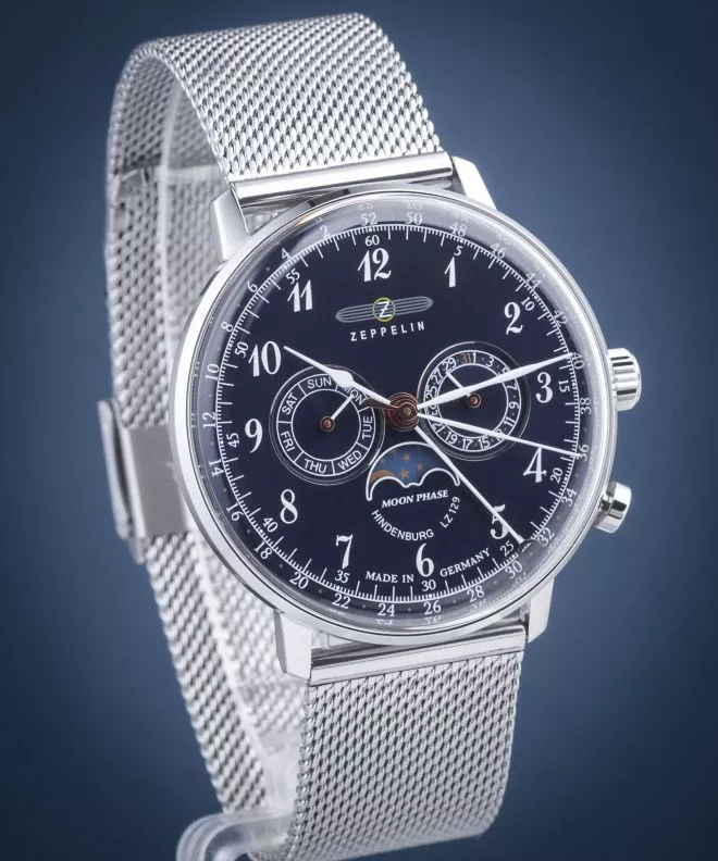 Ρολόι Ανδρικά Zeppelin Hindenburg Moonphase 7036M-3