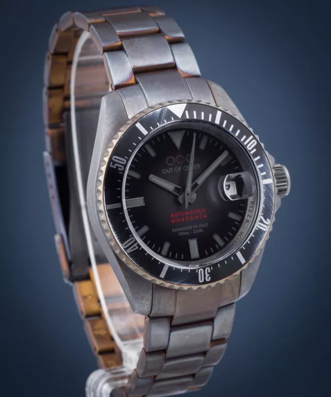 Ρολόι για Γυναίκες και Άνδρες Out of Order Automatico Quaranta Black OOO.001-21.NE