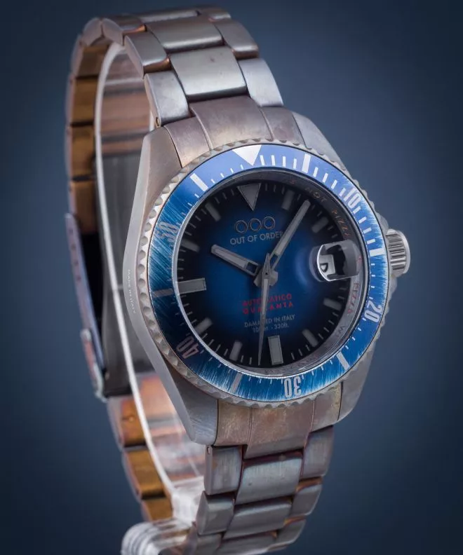 Ρολόι για Γυναίκες και Άνδρες Out of Order Automatico Quaranta Blue OOO.001-21.BL
