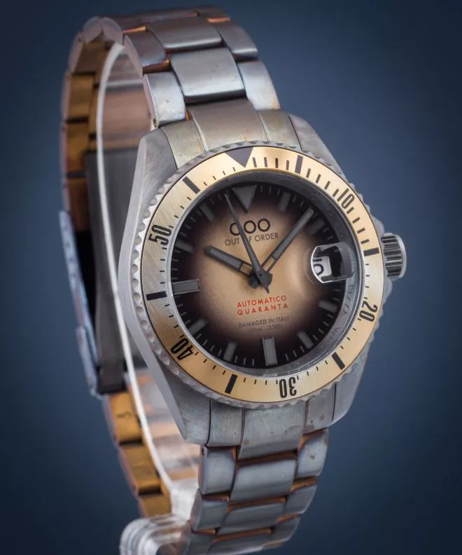 Ρολόι για Γυναίκες και Άνδρες Out of Order Automatico Quaranta Sand OOO.001-21.SA