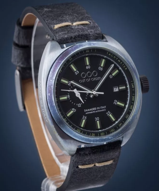 Ρολόι για Γυναίκες και Άνδρες Out of Order Torpedine Black Automatic OOO.001-5.NE