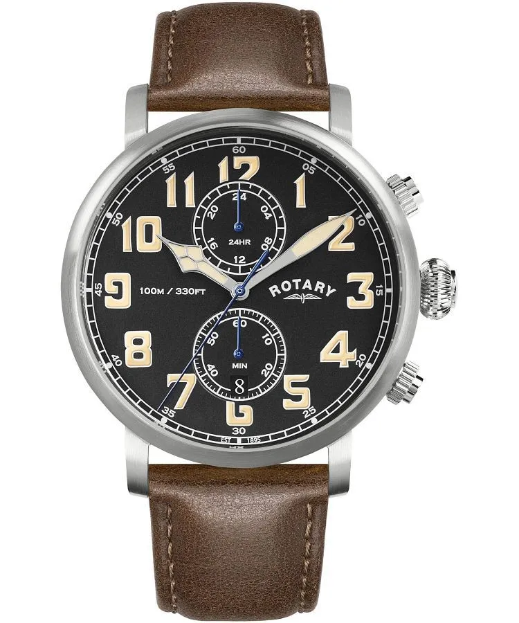 Ρολόι Ανδρικά Rotary Heritage Pilot Chronograph RGS10000/04