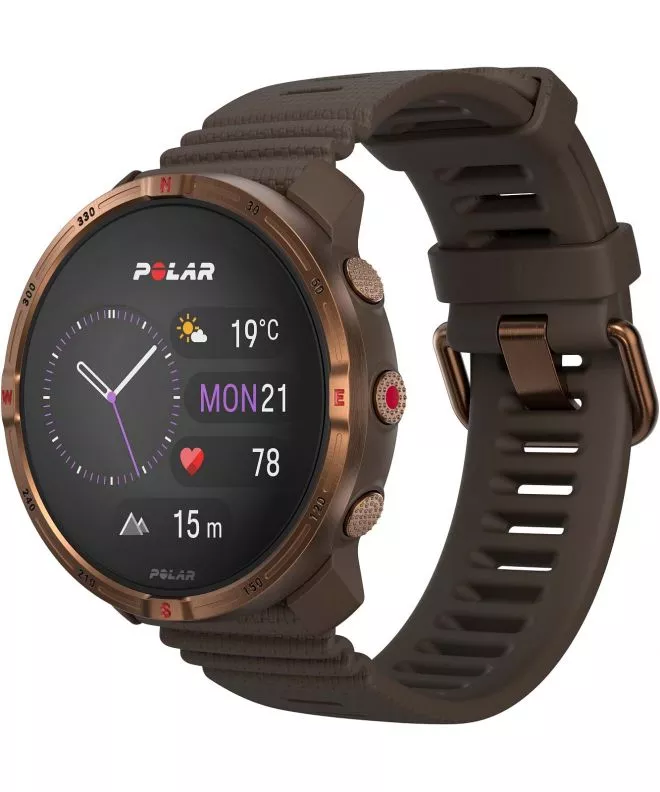 Αθλητικό Ρολόι για Γυναίκες και Άνδρες Polar Grit X2 Brown Copper 725882069203