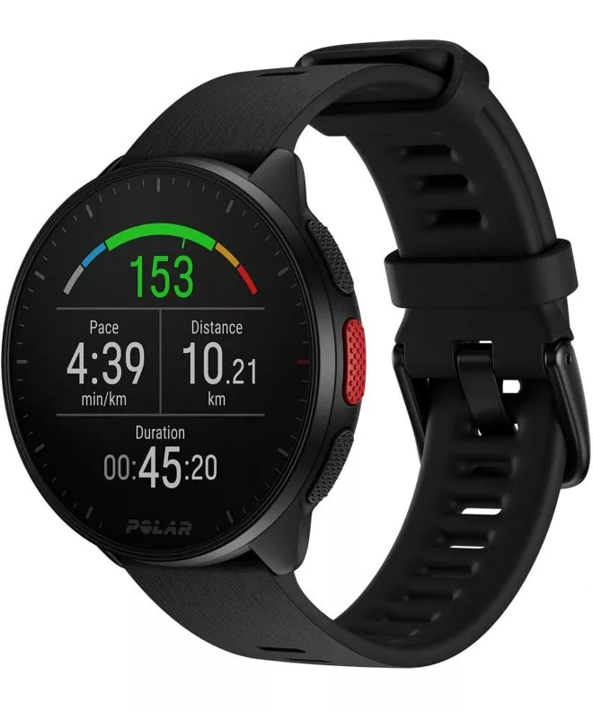 Αθλητικό Ρολόι για Γυναίκες και Άνδρες Polar Pacer Night Black S-L 725882060446