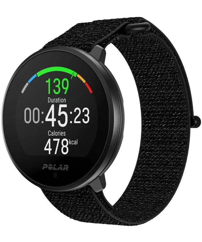 Αθλητικό Ρολόι για Γυναίκες και Άνδρες Polar Unite black M-L Hook&Loop 725882063195
