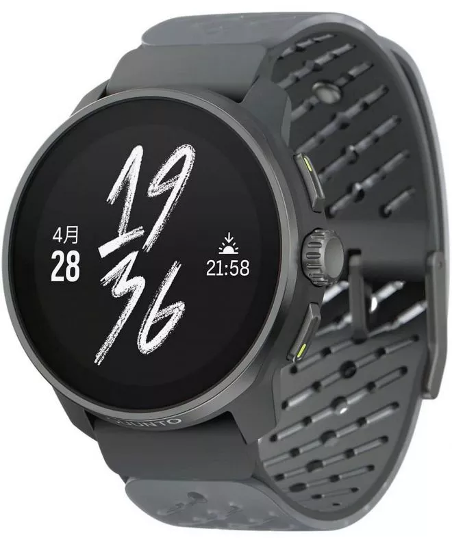 Αθλητικό Ρολόι για Γυναίκες και Άνδρες Suunto Race S Titanium Grahite SS051104000