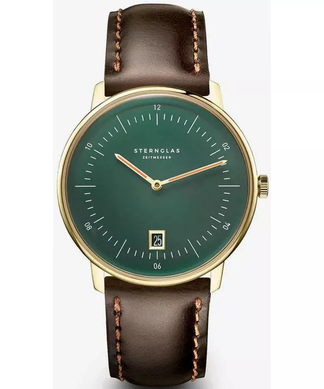 Ρολόι για Γυναίκες και Άνδρες Sternglas Naos Cambridge British Racing Green Limited Edition S01-NAC22-BR01