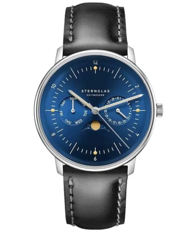 Ρολόι Ανδρικά Sternglas Naos Moonphase S01-NM06-BR02