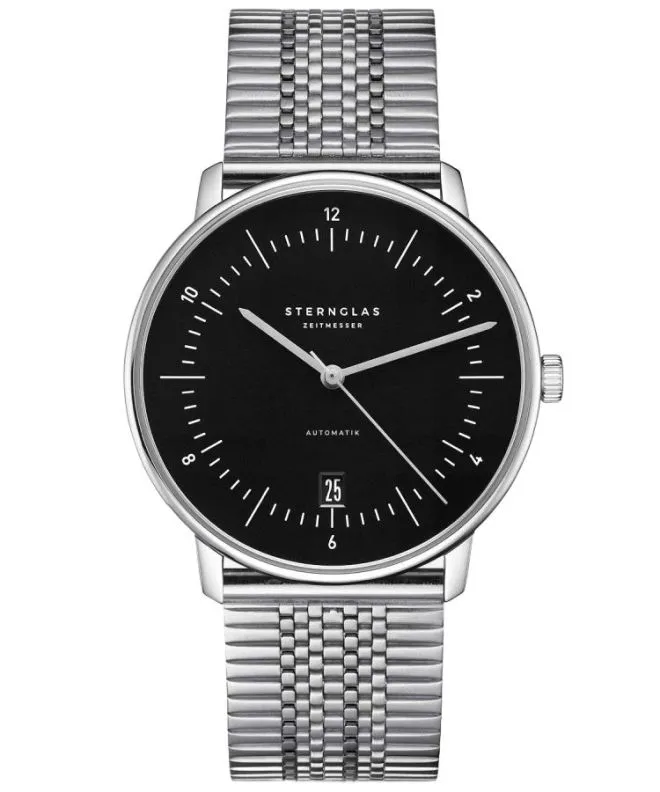Ρολόι Ανδρικά Sternglas Naos Piano Black Automatic S02-NA53-ME08