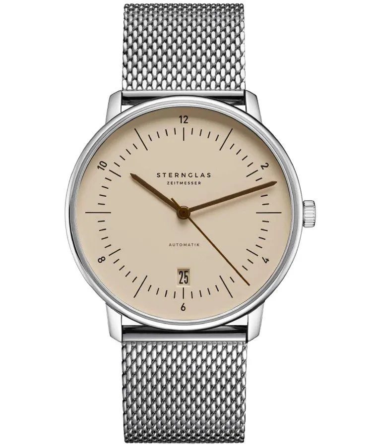 Ρολόι Ανδρικά Sternglas Naos Sand Brown Automatic S02-NA54-MI04