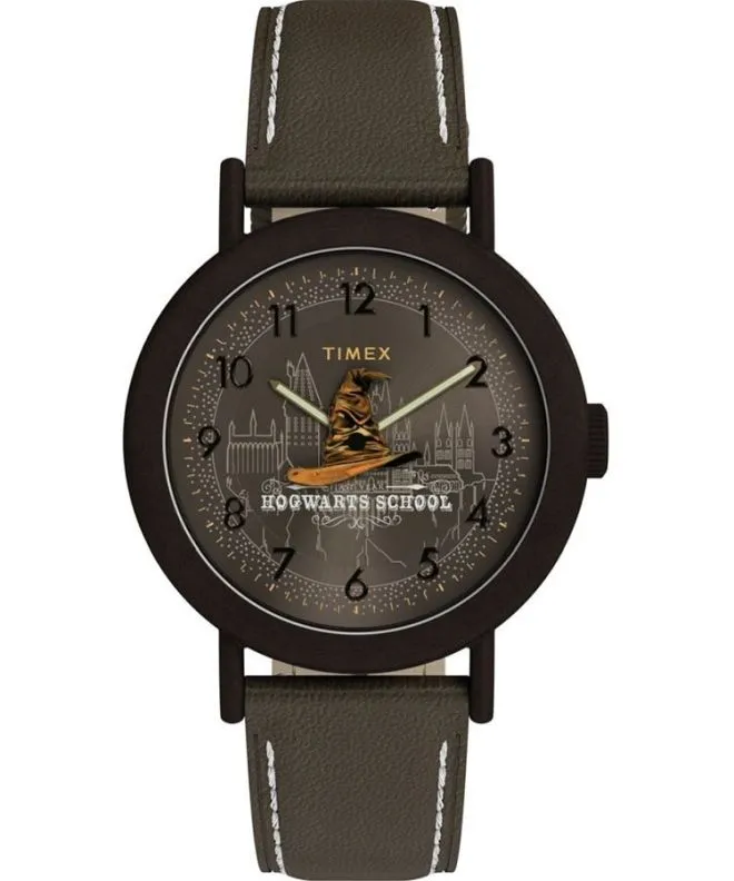 Ρολόι για Γυναίκες και Άνδρες Timex Harry Potter X Weekender Sorting Hat 37mm Leather Strap TW2Y77000