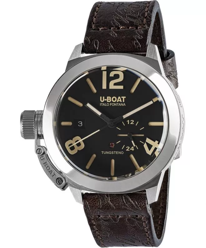 Ρολόι για Γυναίκες και Άνδρες U-Boat Classico 42 Tungsteno Black 8893