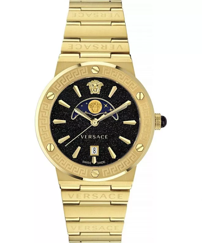 Ρολόι για Γυναίκες και Άνδρες Versace Greca Logo Moonphase VE7G00323