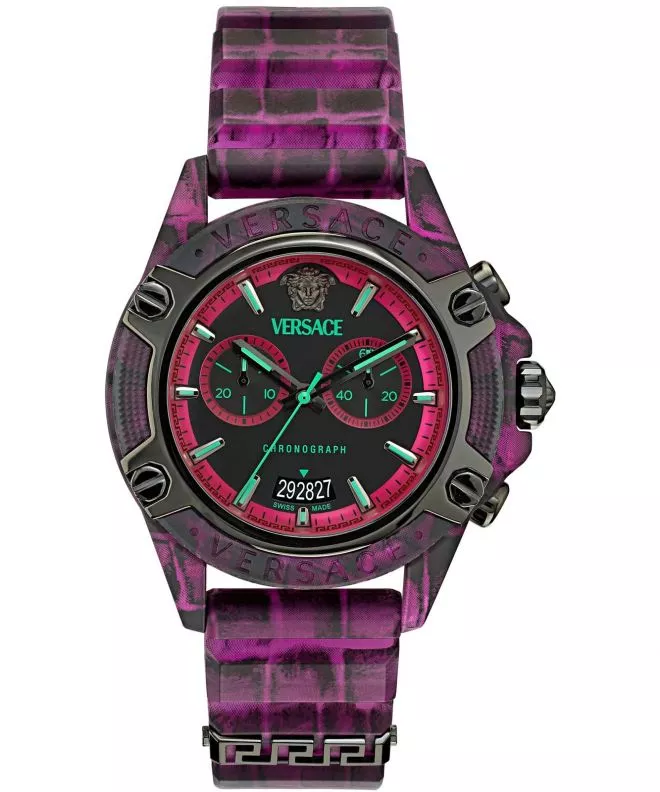 Ρολόι για Γυναίκες και Άνδρες Versace New Icon Active Chronograph VE8P00124