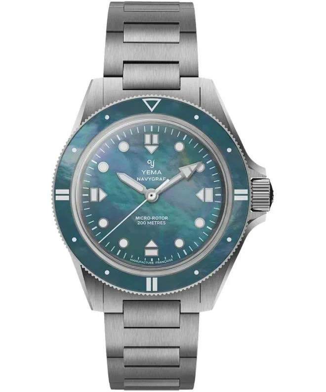 Ρολόι Ανδρικά Yema Navygraf Pearl Automatic Limited Edition 22.25.20.55.SNL.M