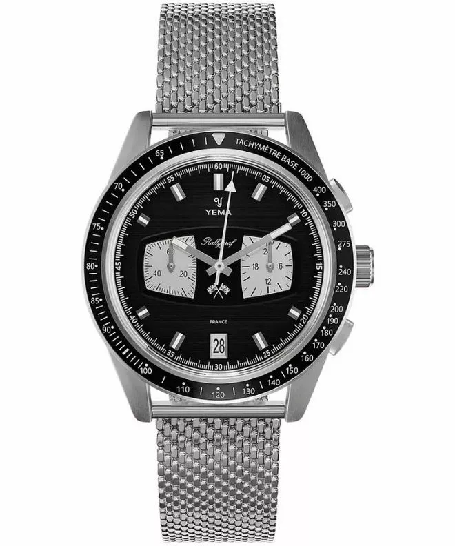 Ρολόι Ανδρικά Yema Rallygraf Reverse Panda II Chronograph YMHF1584-AM