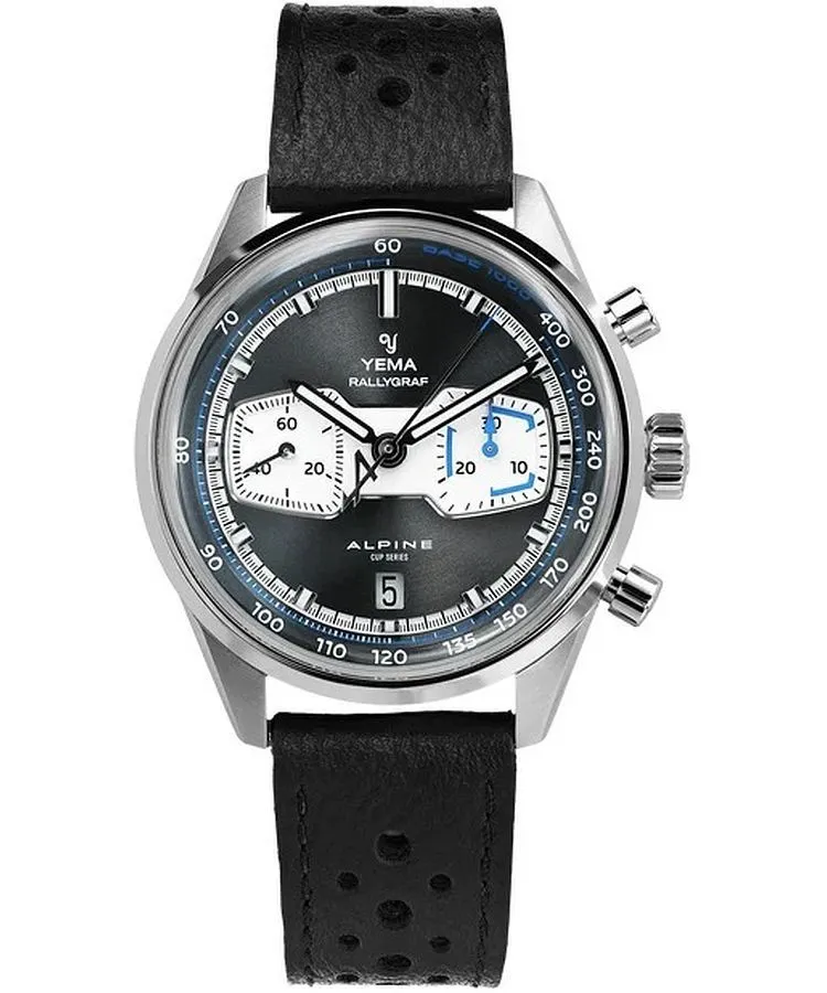 Ρολόι Ανδρικά Yema Rallygraf Alpine Cup Automatic Chronograph Limited Edition YRAL26ALP-CH-AAS