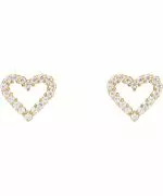 Σκουλαρίκια Daniel Wellington Mirelle Heart Gold