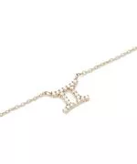 Κολιέ Daniel Wellington Crystal Zodiac Chain Gold Gemini