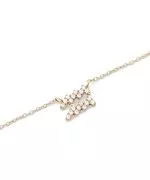 Κολιέ Daniel Wellington Crystal Zodiac Chain Gold Aquarius