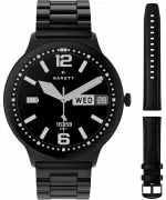 Smartwatch Ανδρικά Garett Quantum Glow Black SET