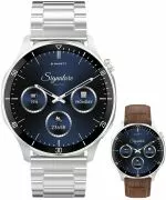 Smartwatch Ανδρικά Garett Signature Prime Silver Solid SET