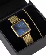 Ρολόι Γυναικεία BOWA Vienna Navy Blue-Gold Mesh 29