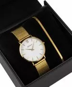 BOWA London White-Gold 33 Gift Set (ρολόι + βραχιόλι)