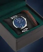 Ρολόι Ανδρικά DESTELL Pictor Blue Silver Steel Sapphire Gift Set