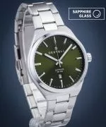 Ρολόι Ανδρικά DESTELL Aries Green Silver Steel Sapphire